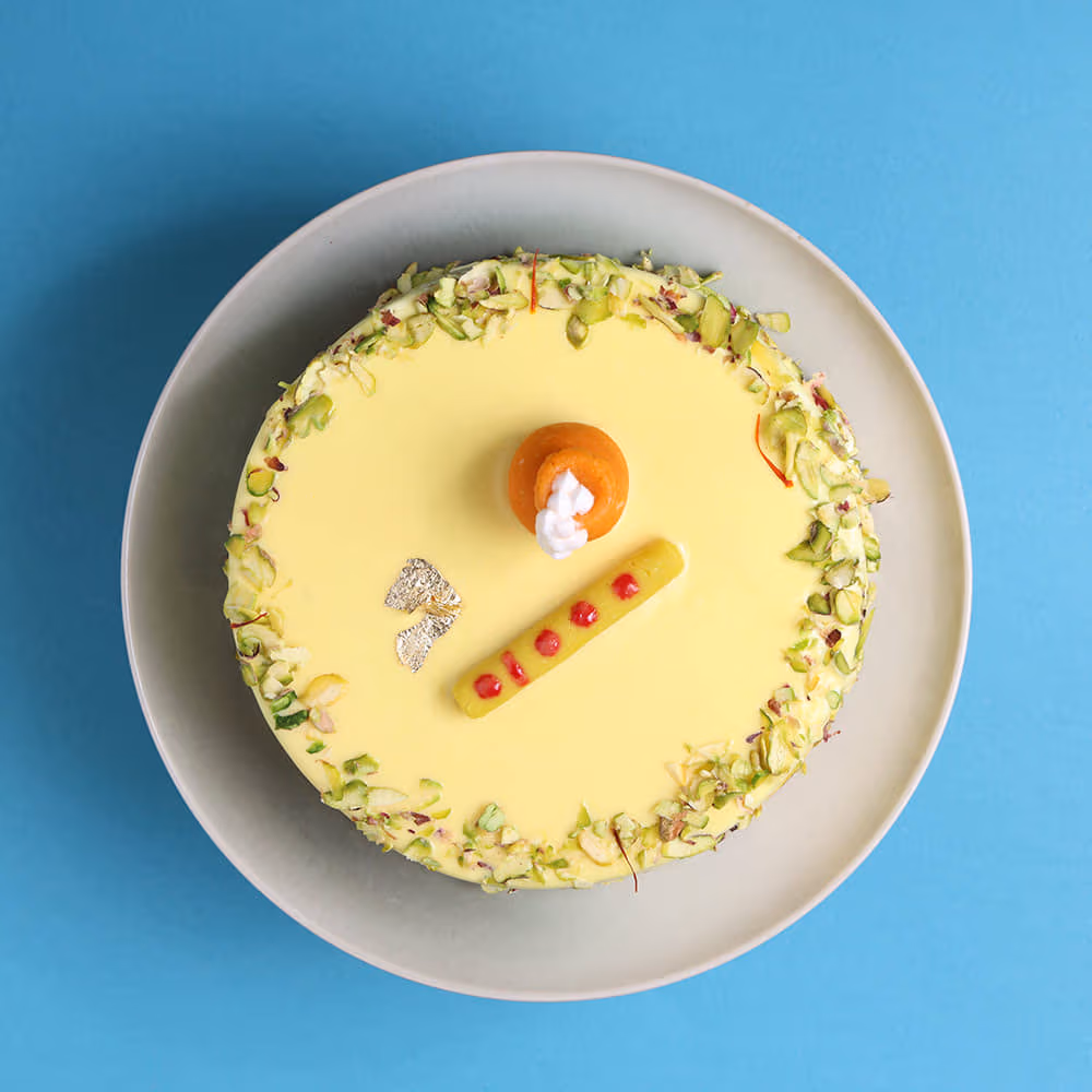 Rasmalai Matki Janmashtami Cake — 100% eggless, baked at AVS Bakery in Ramgarh (photo 3)