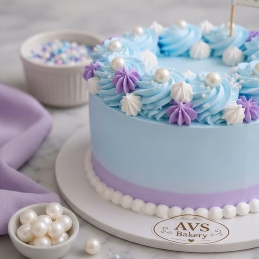 Beautiful Pearl Cake — 100% eggless chocolate, baked at AVS Bakery in Ramgarh (photo 2)