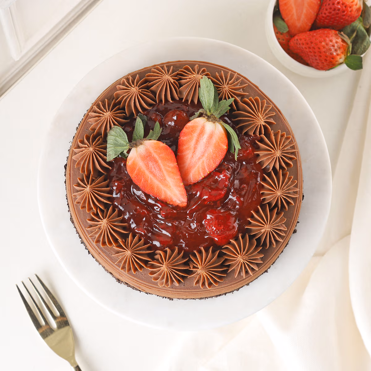 Berry Love Truffle Cake — 100% eggless chocolate, baked at AVS Bakery in Ramgarh (photo 4)