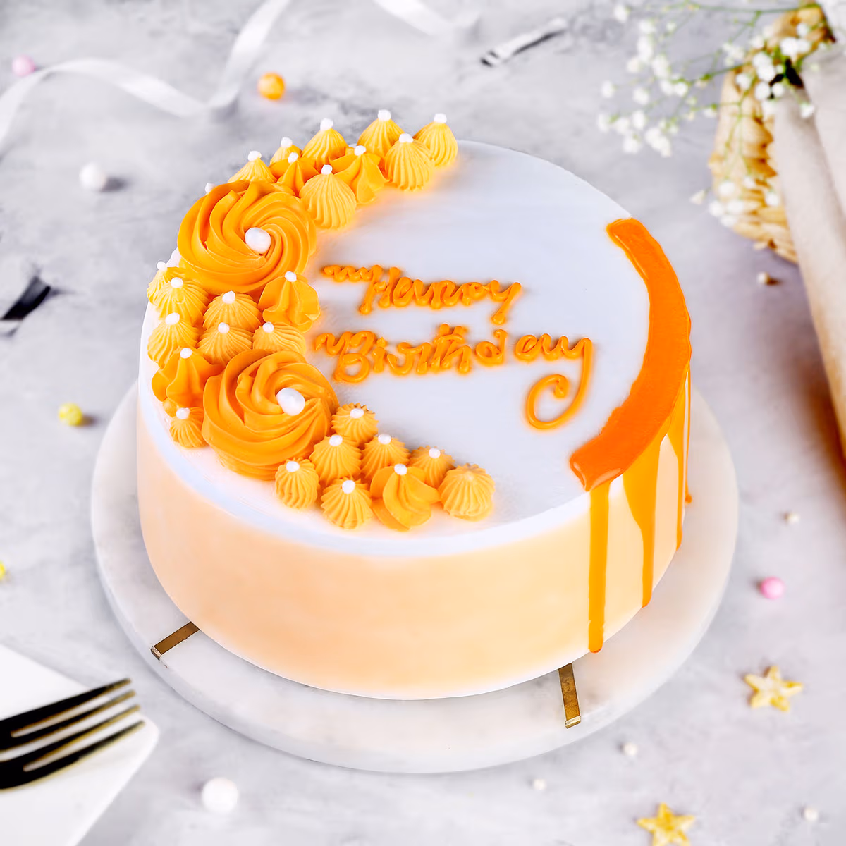 Butterscotch Crunch Delight Cake — 100% eggless, baked at AVS Bakery in Ramgarh