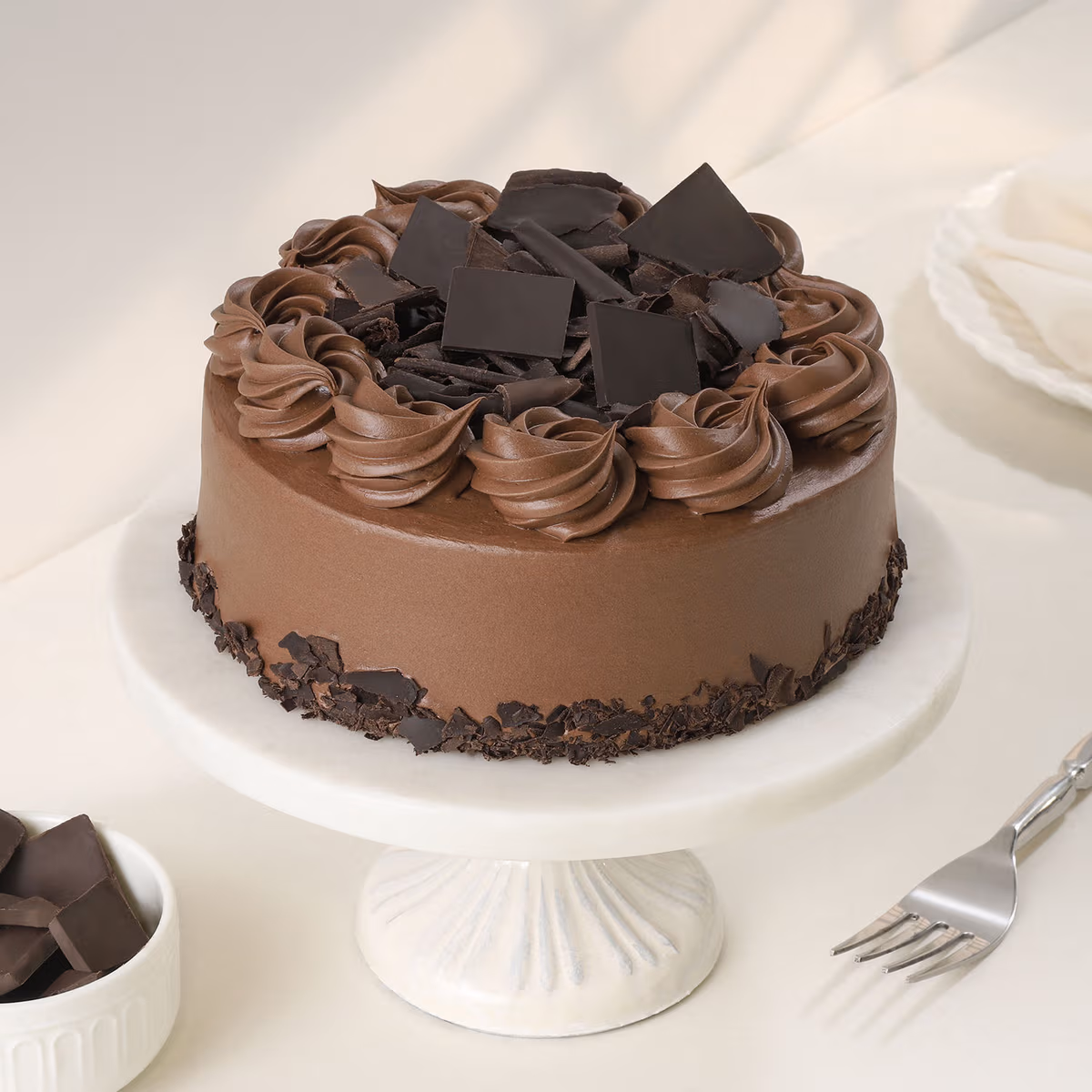Divine Black Forest Cream Cake — 100% eggless chocolate, baked at AVS Bakery in Ramgarh
