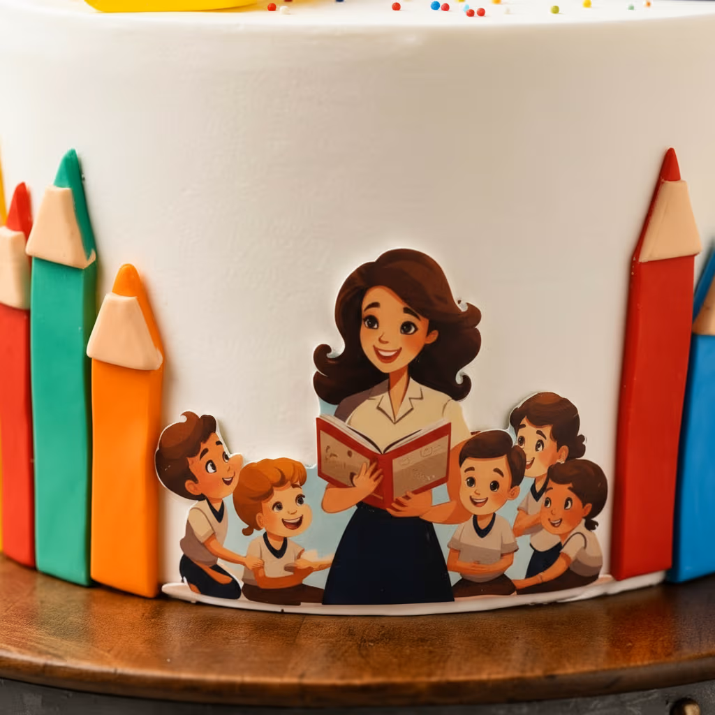 Teacher’s Day Celebration Cake — 100% eggless chocolate, baked at AVS Bakery in Ramgarh (photo 2)