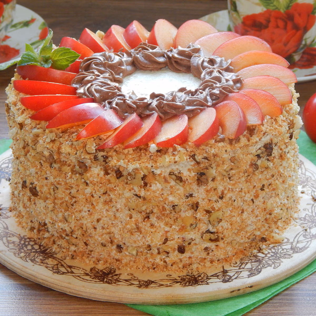 Fruity Walnut Designer Cake — 100% eggless, baked at AVS Bakery in Ramgarh (photo 2)