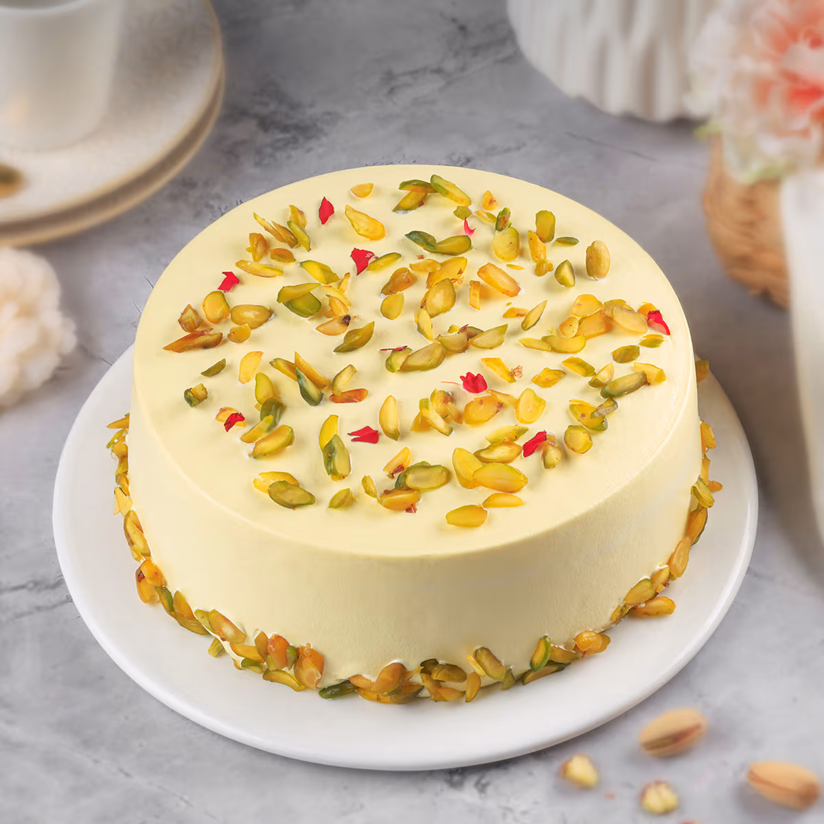 Golden Bliss Rasmalai Cake — 100% eggless, baked at AVS Bakery in Ramgarh