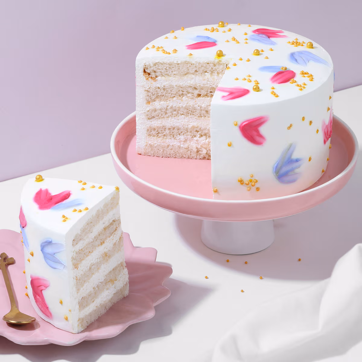 Golden Blossom Butterscotch Cream Delight Bento — 100% eggless cake from AVS Bakery, Ramgarh (photo 5)