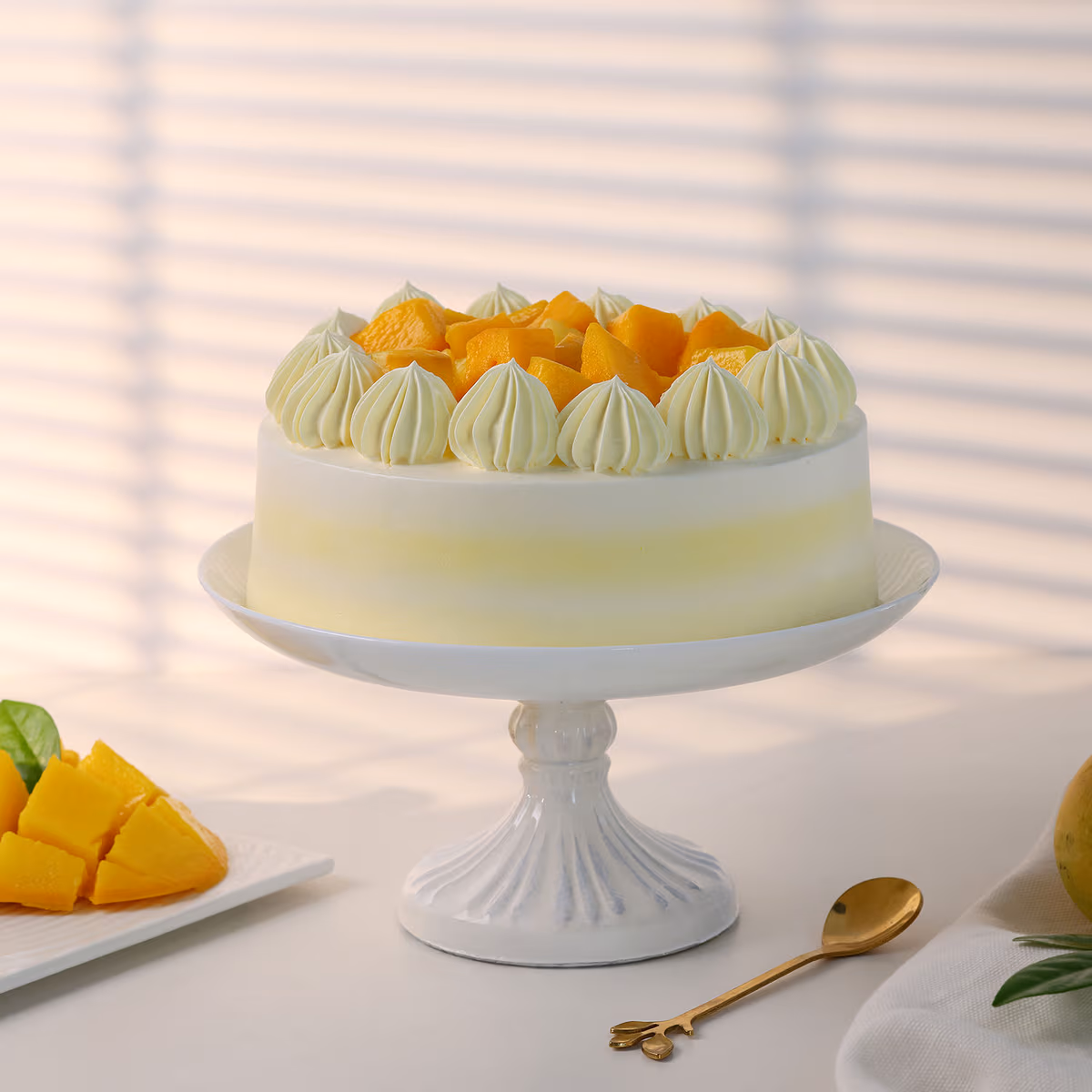 Mango Celebration Delight Cake — 100% eggless, baked at AVS Bakery in Ramgarh (photo 2)