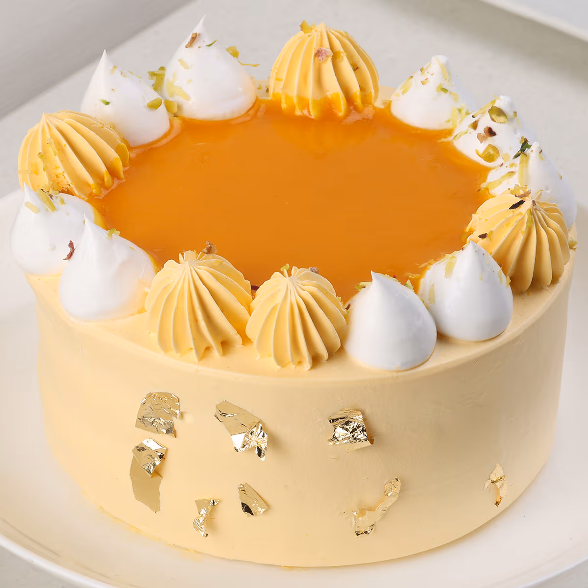 Mango Cream Delight Bento Cake — 100% eggless, baked at AVS Bakery in Ramgarh (photo 4)