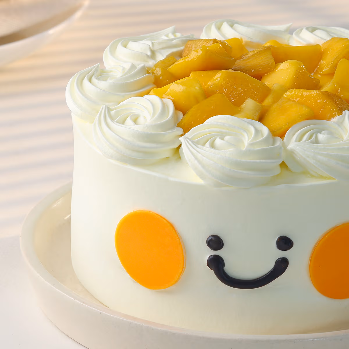Mango Joyful Cream Cake — 100% eggless, baked at AVS Bakery in Ramgarh (photo 4)