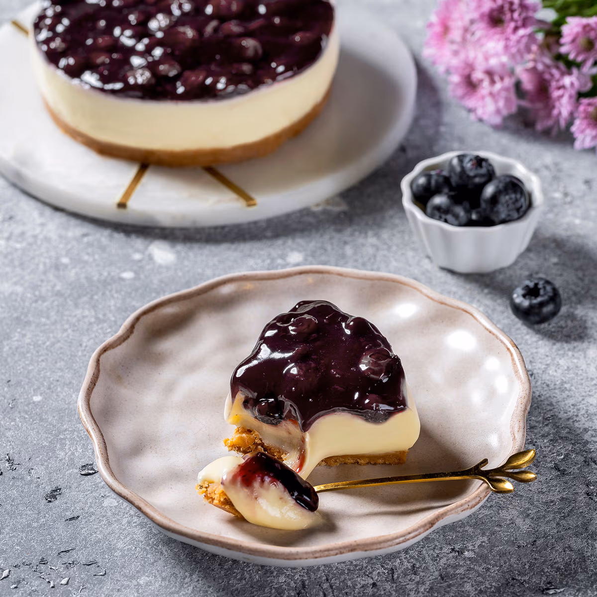 Midnight Blueberry Dream Cheesecake — 100% eggless, baked at AVS Bakery in Ramgarh (photo 2)
