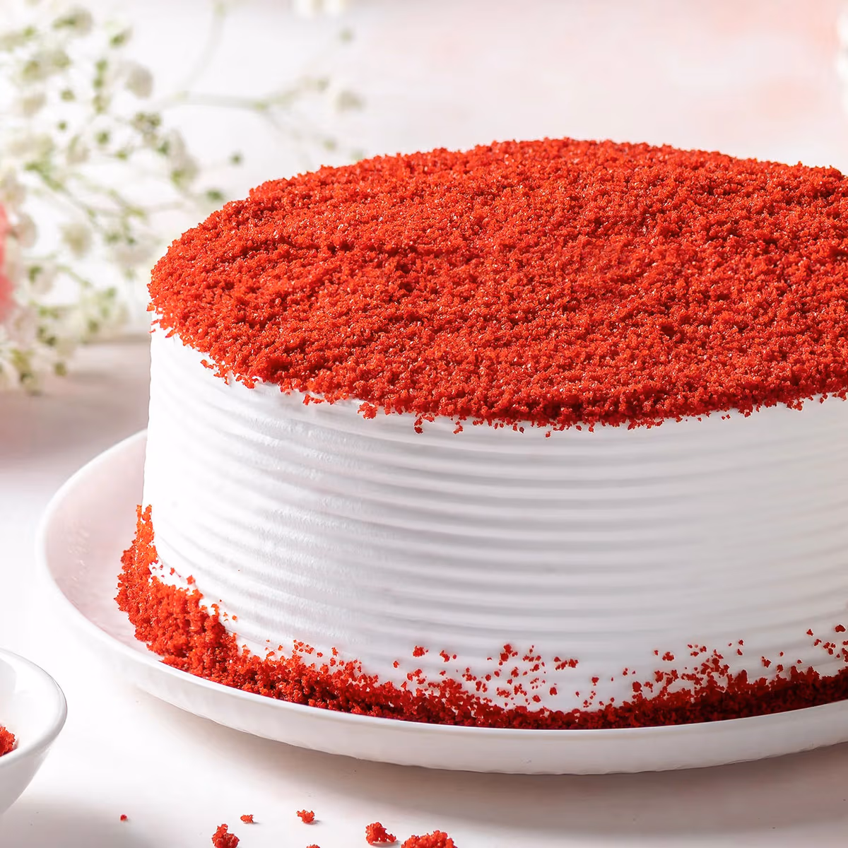 Red Velvet Cream Cake With Heart Topper — 100% eggless, baked at AVS Bakery in Ramgarh (photo 3)