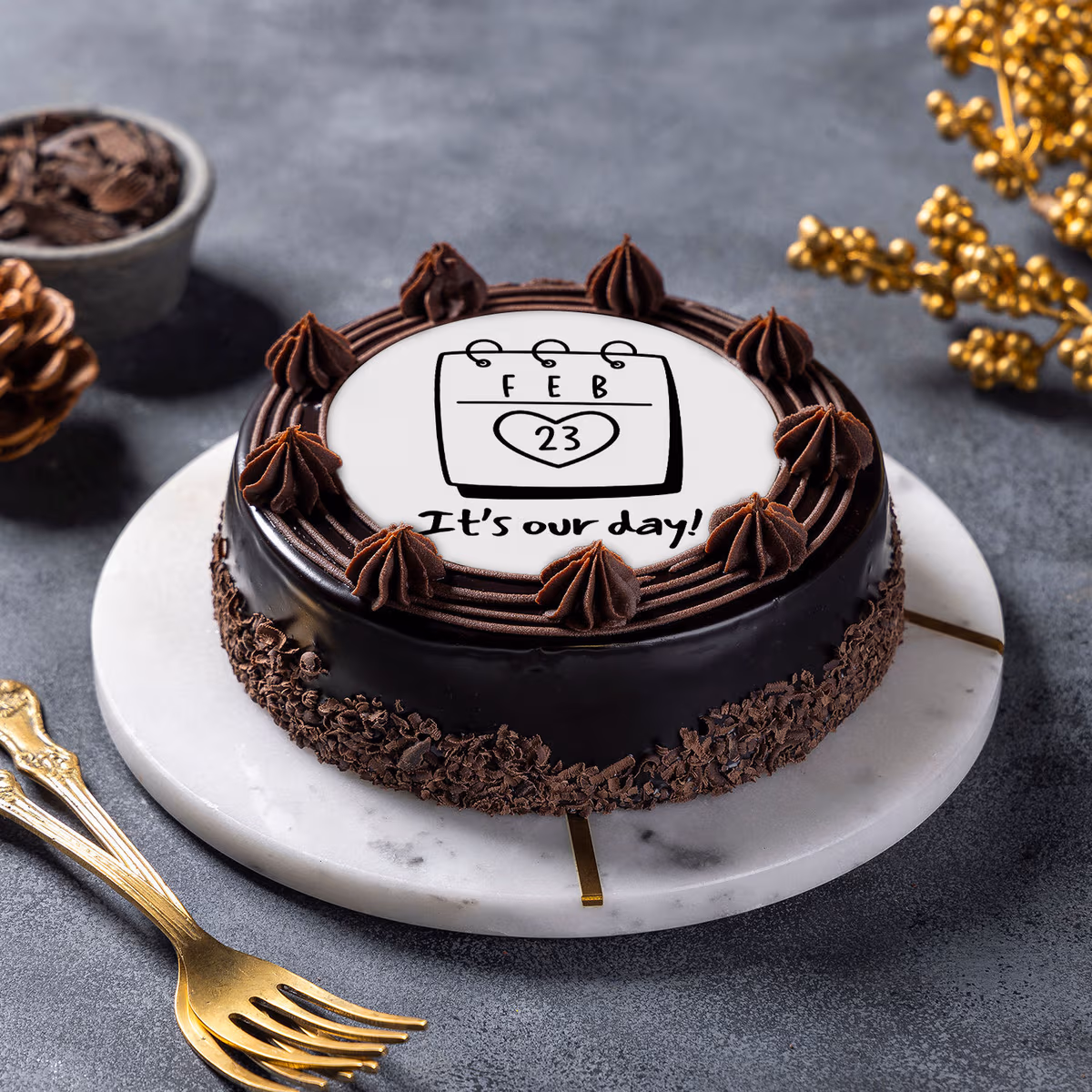 Signature Truffle Celebration Delight — 100% eggless chocolate cake from AVS Bakery, Ramgarh