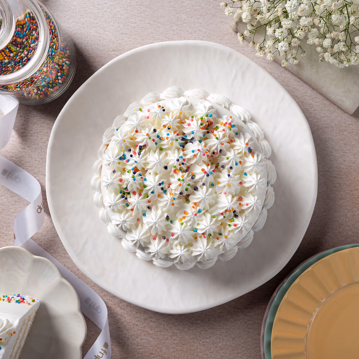 Vanilla Buttercream Delight Cake — 100% eggless, baked at AVS Bakery in Ramgarh (photo 5)